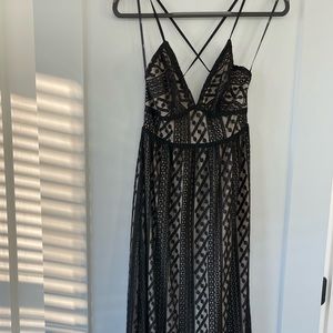 Floor Length Lace LuLus Dress